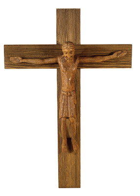 Wandkreuz im romanischen Stil, 42 cm